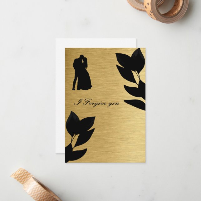 today i forgive you note card (Front/Back In Situ)