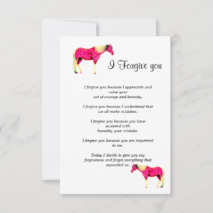 today i forgive you note card