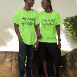 Today I Married My Best Friend Wedding T-Shirt<br><div class="desc">Proudly wear these t-shirts with the quote "Today I married my best friend"!
This shirt comes in many colors and styles.  Designed to be in the Christmas
White Winterberry Wedding Invitation Set.  
Visit the collection for a huge variety of other products.</div>