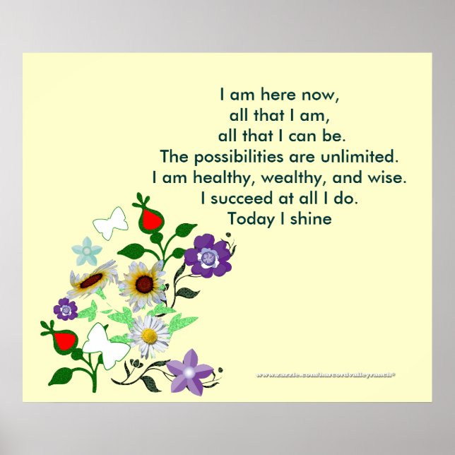 Today I Shine Poster (Front)