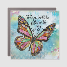 Today I Will Be Filled With Joy Car Magnet