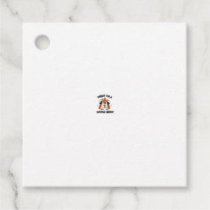 TODAY I'M A SERIOUS GHOST COFFEE PUMPKIN HALLOWEEN FAVOR TAGS