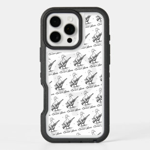 Today I'm A Serious Goose Lovers Goose With Gun iPhone 16 Pro Max Case