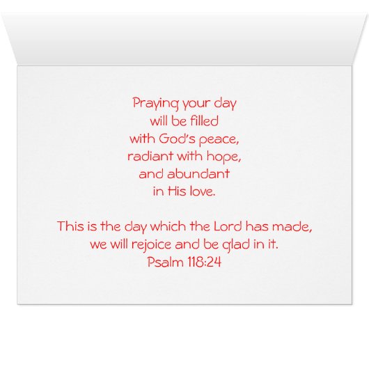 Today is a gift (Inside Horizontal (Bottom))