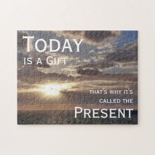 Today is a Gift Beach Landscape Jigsaw Puzzle