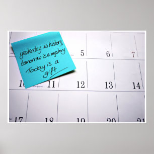 Today is a gift print