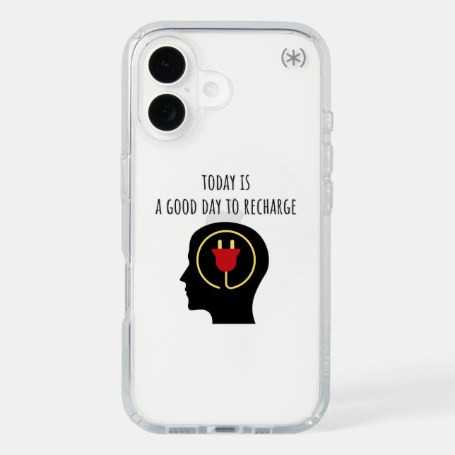 Today is a Good Day to Recharge Speck iPhone Case (Front)