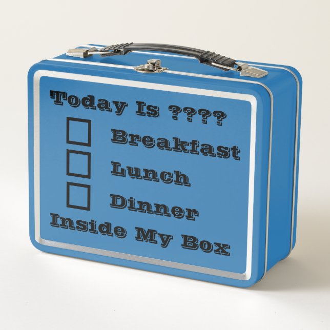 Today Is Breakfast Lunch Or Dinner Inside My Box ? (Front)