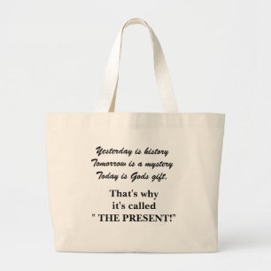 TODAY IS GOD'S GIFT tote bag