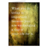 Today is Important (Front)