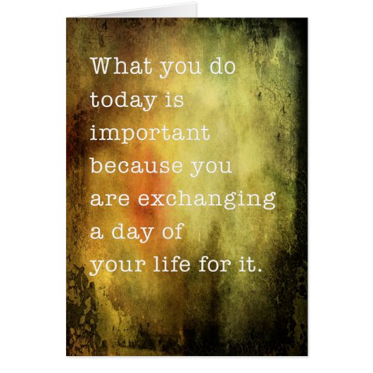 Today is Important Cards (Front)