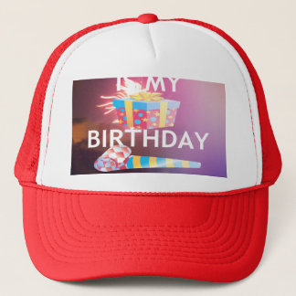 Today is My Birthday Art Print Trucker Hat