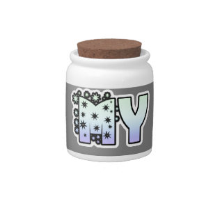 Today is My Birthday Baby Pink Art Print Candy Jar
