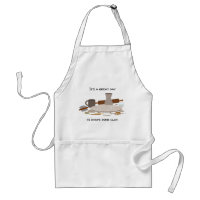 Today Is The Day Clay Pottery Apron
