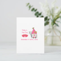 Today is Your Day with a gnome and hearts on a