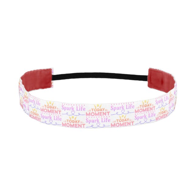 Today Moment, Spark Life Athletic Headband (Front)