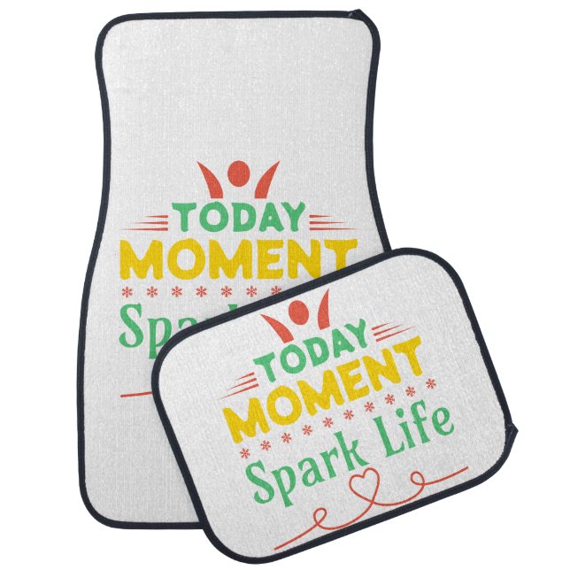 Today Moment, Spark Life Car Floor Mat (Set)