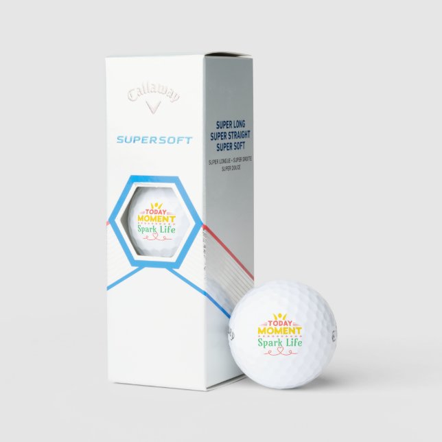 Today Moment, Spark Life Golf Balls (Packaging)