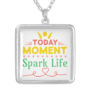 Today Moment, Spark Life Silver Plated Necklace