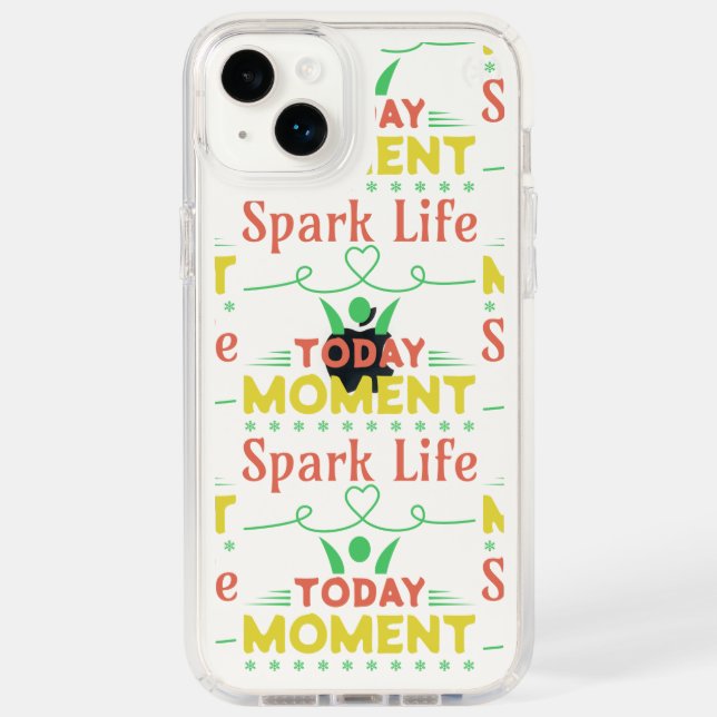Today Moment, Spark Life Speck iPhone Case (Front)