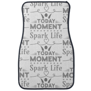 Today Moment, Spark Life Tote Bag Car Floor Mat