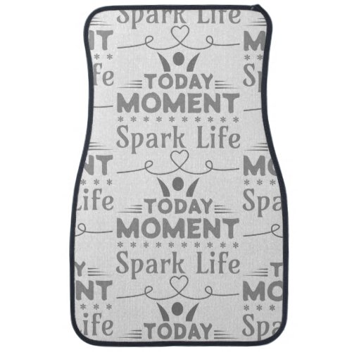 Today Moment Spark Life Tote Bag Car Floor Mat