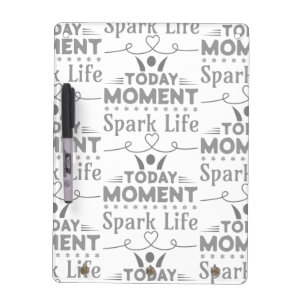 Today Moment, Spark Life Tote Bag Dry Erase Board