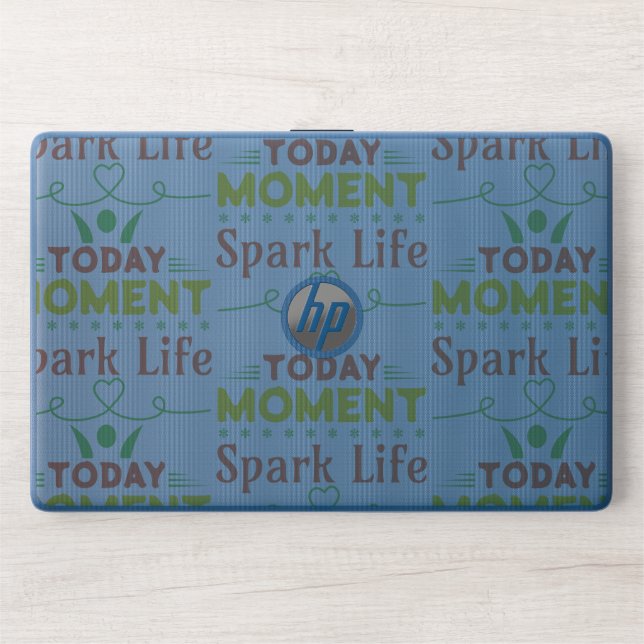 Today Moment, Spark Life Tote Bag HP Laptop Skin (Front)