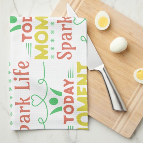 Today Moment Spark Life Tote Bag Kitchen Towel