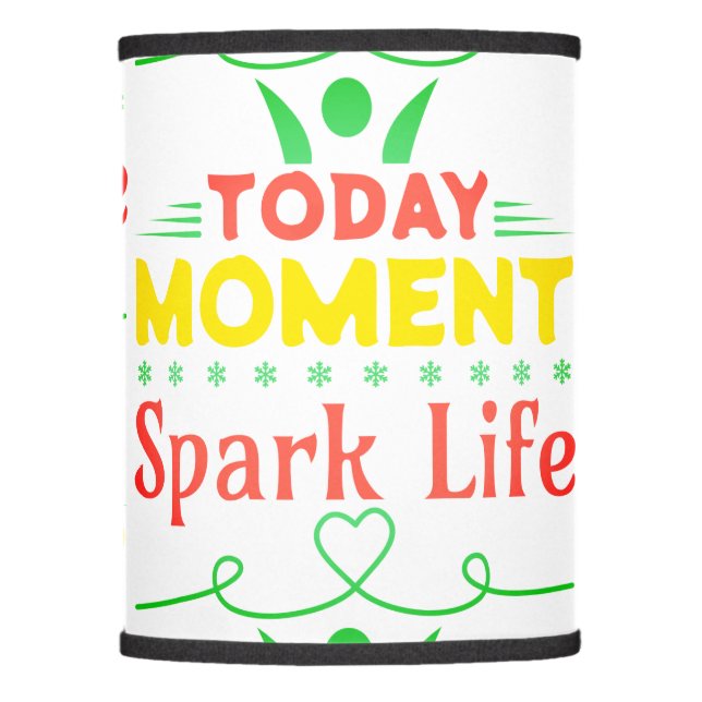 Today Moment, Spark Life Tote Bag Lamp Shade (Front)