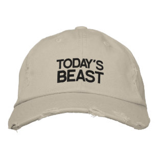 Today's Beast Embroidered Hat