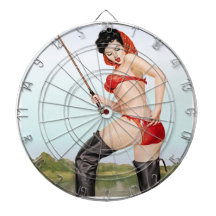 Today's Catch Pin Up Fishing Girl