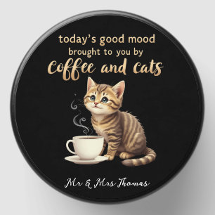 Today's Good Mood Brought to You by Coffee & Cats Mini Candle Favors