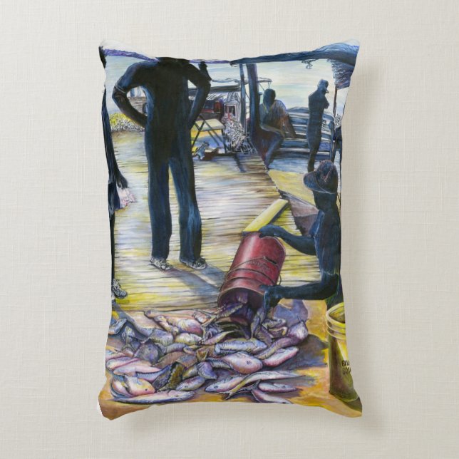 Today's Menu, Harbor Island Accent Pillow (Front(Vertical))