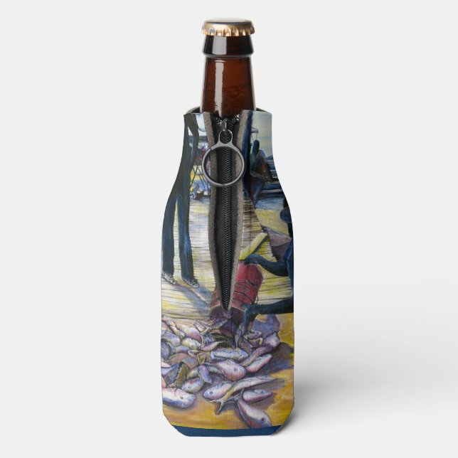 Today's Menu, Harbor Island, Bahamas Bottle Cooler (Bottle Back)