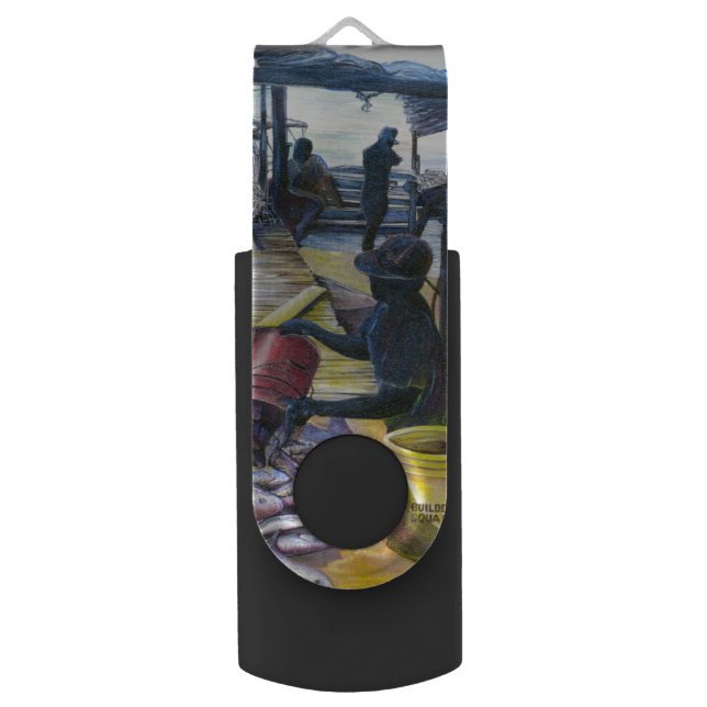 Today's Menu, Harbor Island, Bahamas Flash Drive (Back (Vertical))