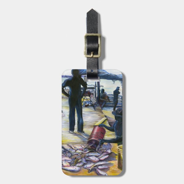 Today's Menu, Harbor Island, Bahamas Luggage Tag (Front Vertical)