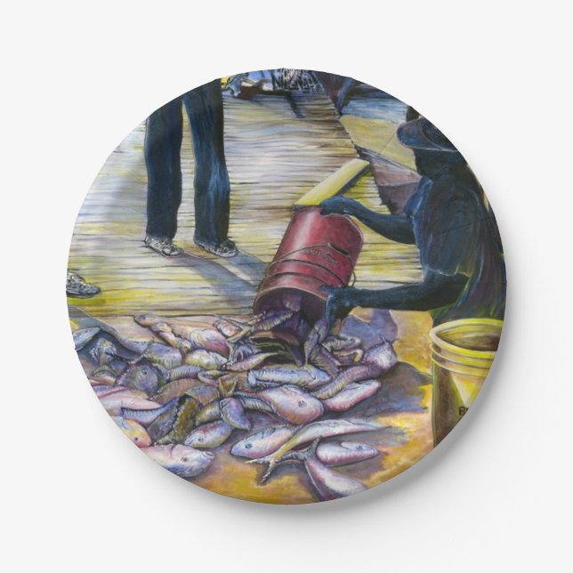 Today's Menu, Harbor Island, Bahamas Paper Plates (Front)