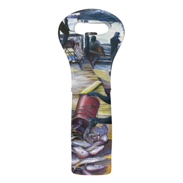 Today's Menu, Harbor Island, Bahamas Wine Bag (Front)