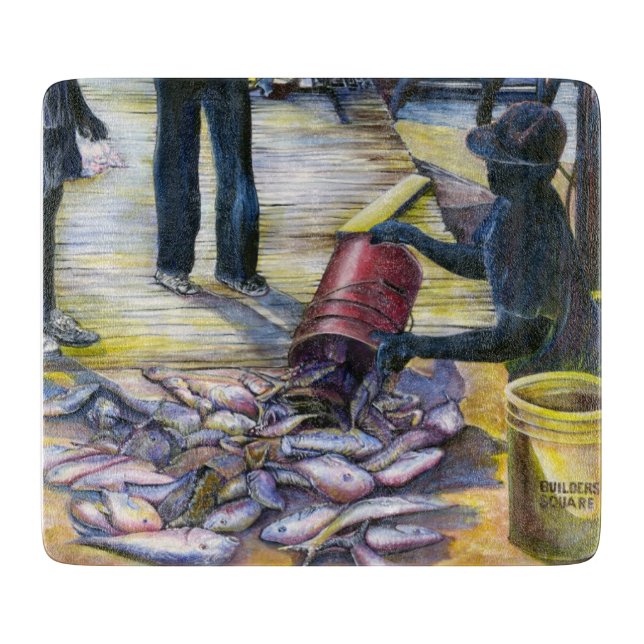 Today's Menu, Harbor Island Cutting Board (Front)