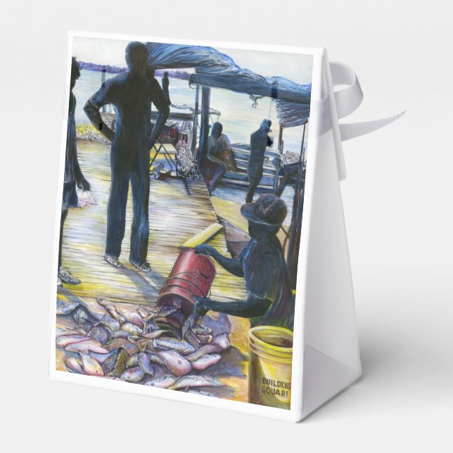 Today's Menu, Harbor Island Favor Boxes (Back Side)