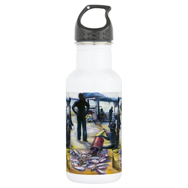 Today's Menu, Harbor Island Water Bottle (Front)