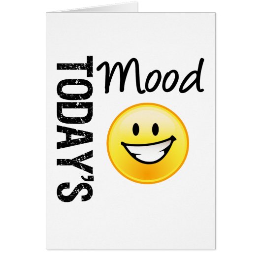 Today's Mood Emoticon Bright Smile (Front)