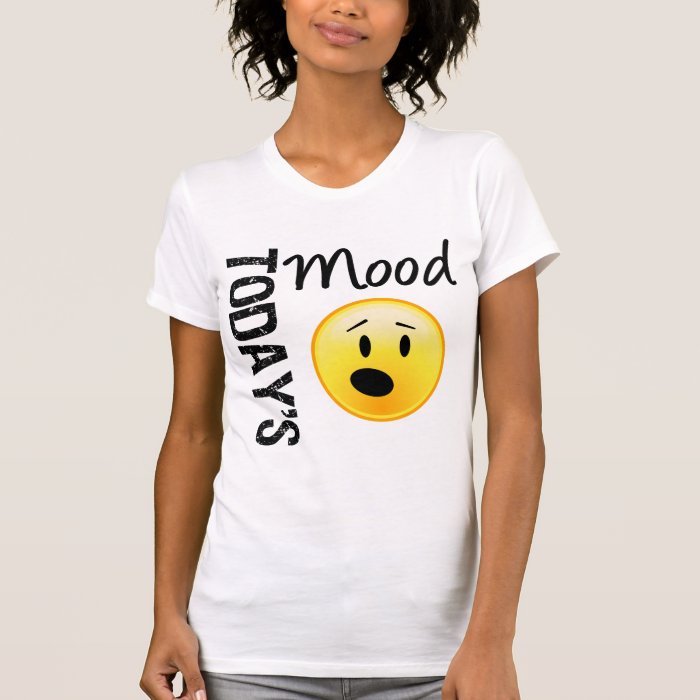 Today's Mood Emoticon OMG Shirt