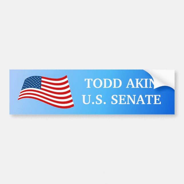 Todd Akin for Senate Bumper Sticker (Front)