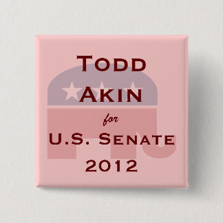 Todd Akin for U.S. Senate button