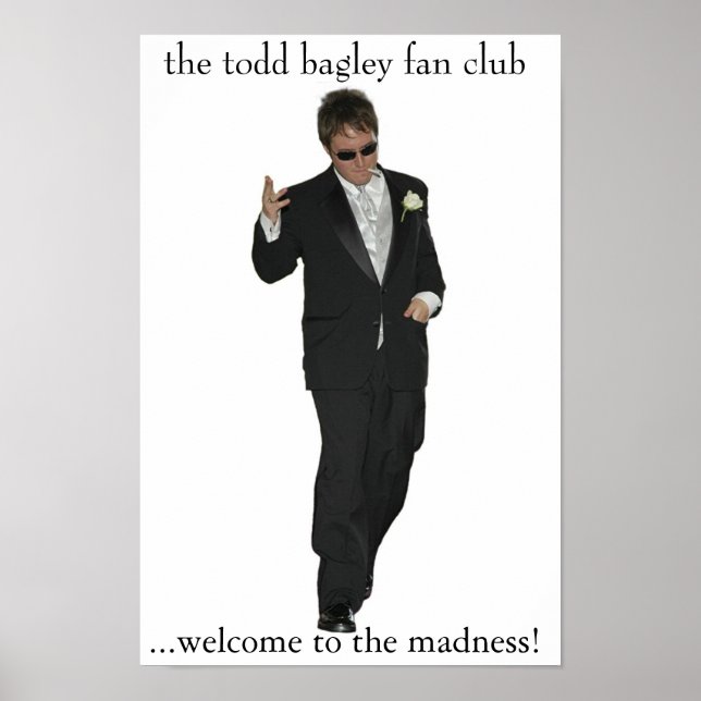 todd bagley fan club poster (Front)