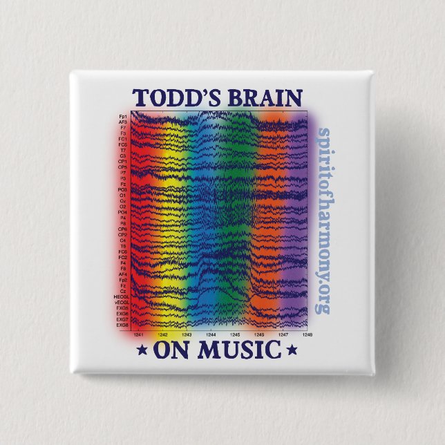 todd-brain pinback button (Front)