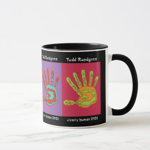 Todd Rundgren Clearly Human Coffee Mug