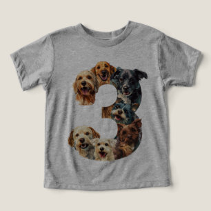 Toddler 3rd Birthday Dog Puppy Themed 3 Year Old K T-shirt